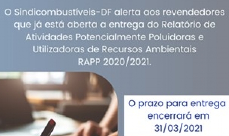 Atenção, revendedor! Falta pouco tempo para preencher o RAPP 2020/2021- Termina em 31/03
